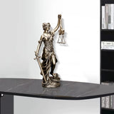 Lady Justice Statue 30,5 cm Justice Statue Retfærdighedsgudinde Retfærdighedsskulptur Græsk-romersk engel Retfærdighedsblindstatuer til indretning Statuetter og skulpturer Naty Shop