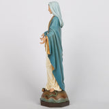 BC katolsk Vor Frue af Nåde Statue Jomfru Maria Alter Figur Religiøs gave til mor Katolsk boligdekoration 34,3 cm Højde Håndmalet af BuildClassic (Elegant) Naty Shop statuer og skulpturer