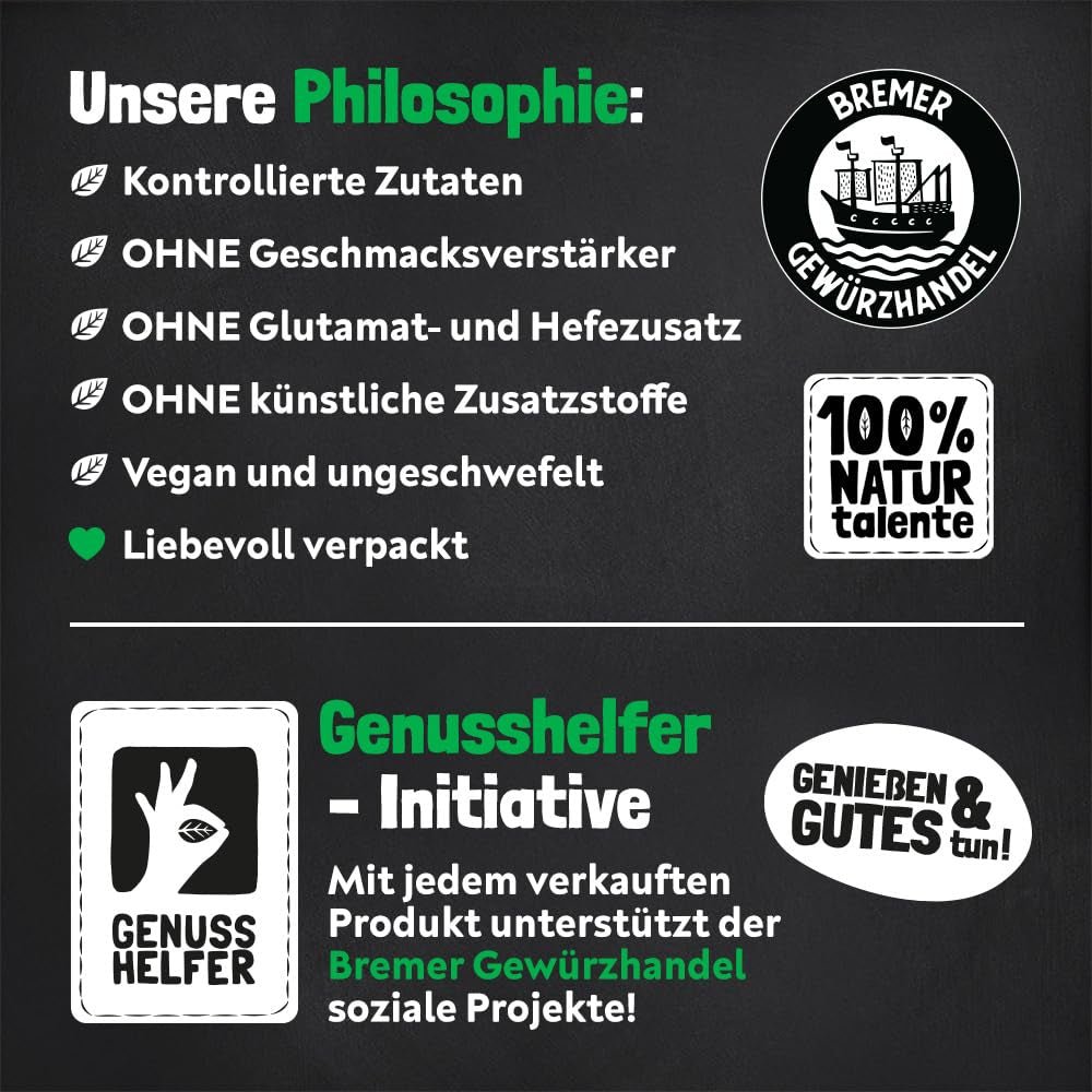 Bremer Gewürzhandel druer, tørrede, usvovlede og uden tilsat sukker, 1 kg Dehydrerede produkter Naty Shop