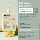 Suavinex, Syndet babyshampoo til hud og hår, sæbefri, 750ml + fugtgivende bodylotion, 750ml, velegnet til sensitiv hud og nyfødte, med 90%-93% naturlige ingredienser. Børn - Bad og Hudpleje Naty Shop