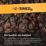 Lilla sorte sultanas 1 kg | Tørrede druer | Ingen frø og intet sukker | produkter uden genteknologi | Velegnet til vegetarer og veganere | Ideel til at kombinere med chokolade Naty Shop dehydrerede produkter