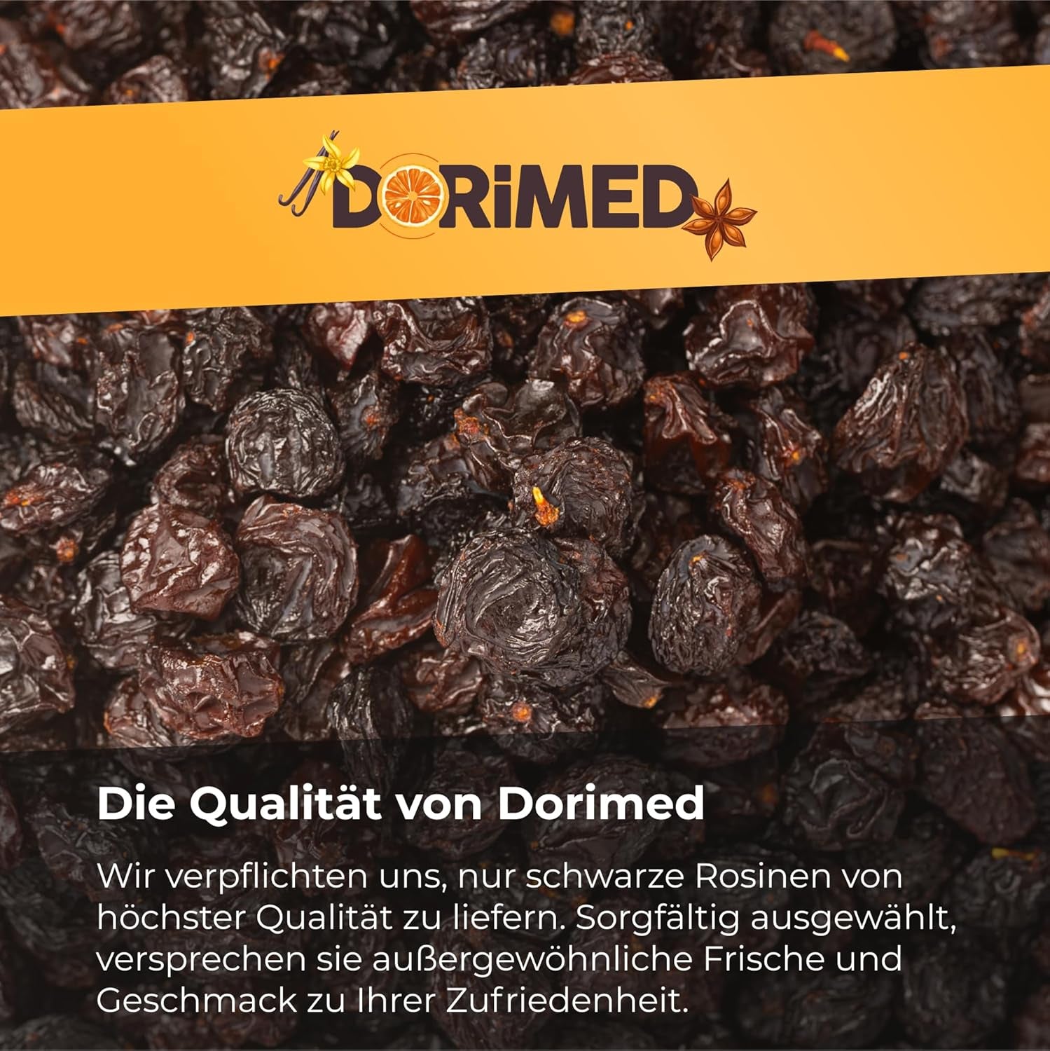 Lilla sorte sultanas 1 kg | Tørrede druer | Ingen frø og intet sukker | produkter uden genteknologi | Velegnet til vegetarer og veganere | Ideel til at kombinere med chokolade Naty Shop dehydrerede produkter