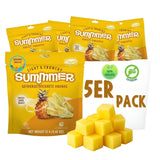 Sommer frysetørrede jordbær - pakke med 5 - sukkerfri, 100 % naturlige, lækre sprøde snacks til børn og voksne, ideel til korn og madpakker (55 g) Dehydrerede produkter Naty Shop Pakke med 5 ananas