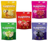 Summer frysetørrede jordbær - pakke med 5 - sukkerfri, 100 % naturlig, lækre sprøde snacks til børn og voksne, ideel til kornprodukter og frokostkasser (55 g) Naty Shop dehydrerede produkter Pakke med 5 mix