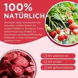 Sommer frysetørrede jordbær - pakke med 5 - sukkerfri, 100% naturlige, lækre sprøde snacks til børn og voksne, ideel til korn og madpakker (55g) Dehydrerede produkter Naty Shop