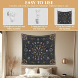 Tapestry 130 130mx150m månefaser blomsterlærred Hjem - Tilbehør og dekorationer Naty Shop