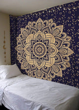 Tapestry aakriti galleri bomuld mandala sengebetræk Hjem - Tilbehør og dekorationer Naty Shop
