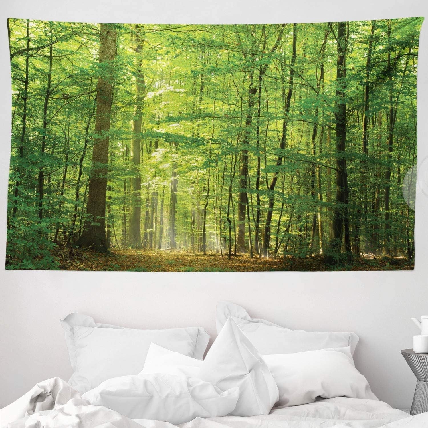 Abakuhaus gobelin skov bed cover blade Hjem - Tilbehør og dekorationer Naty Shop Standard titel
