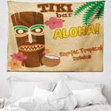 Tapestry abakuhaus wanderlust dyreverden kort tegninger Hjem - Tilbehør og dekorationer Naty Shop Creme brun 150L X 110B Cm