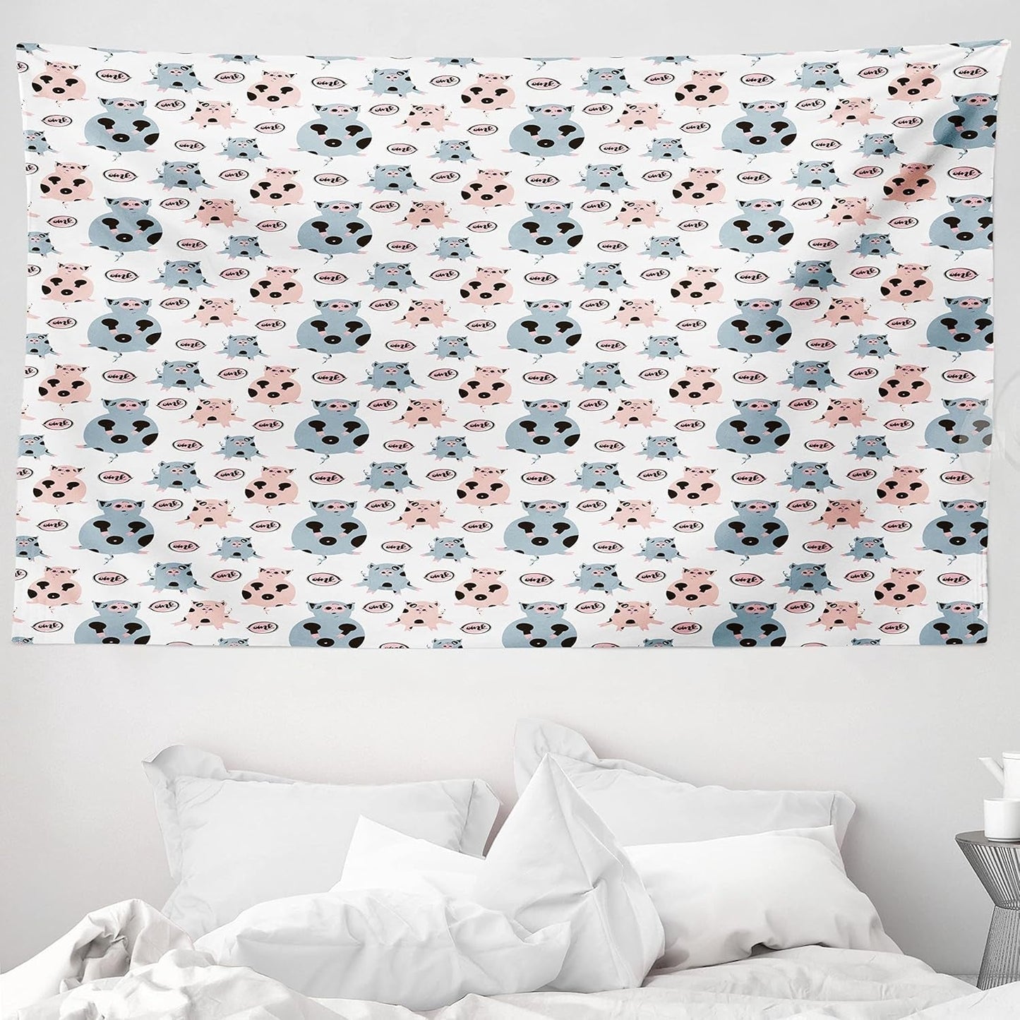 Tapestry abakuhaus wanderlust dyrekort over tegneserieverdenen - Naty Shop
