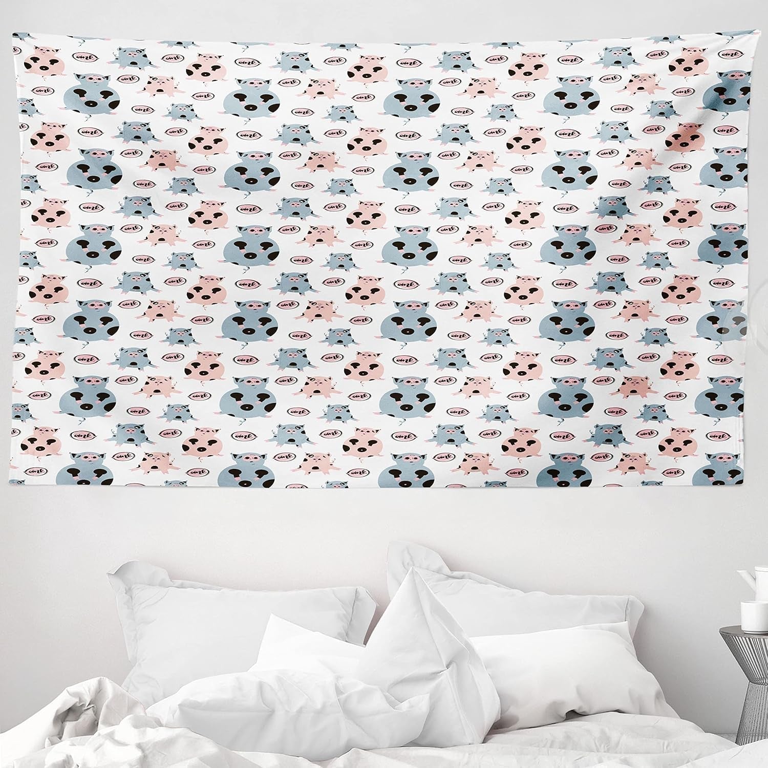 Tapestry abakuhaus wanderlust dyrekort over tegneserieverdenen - Naty Shop