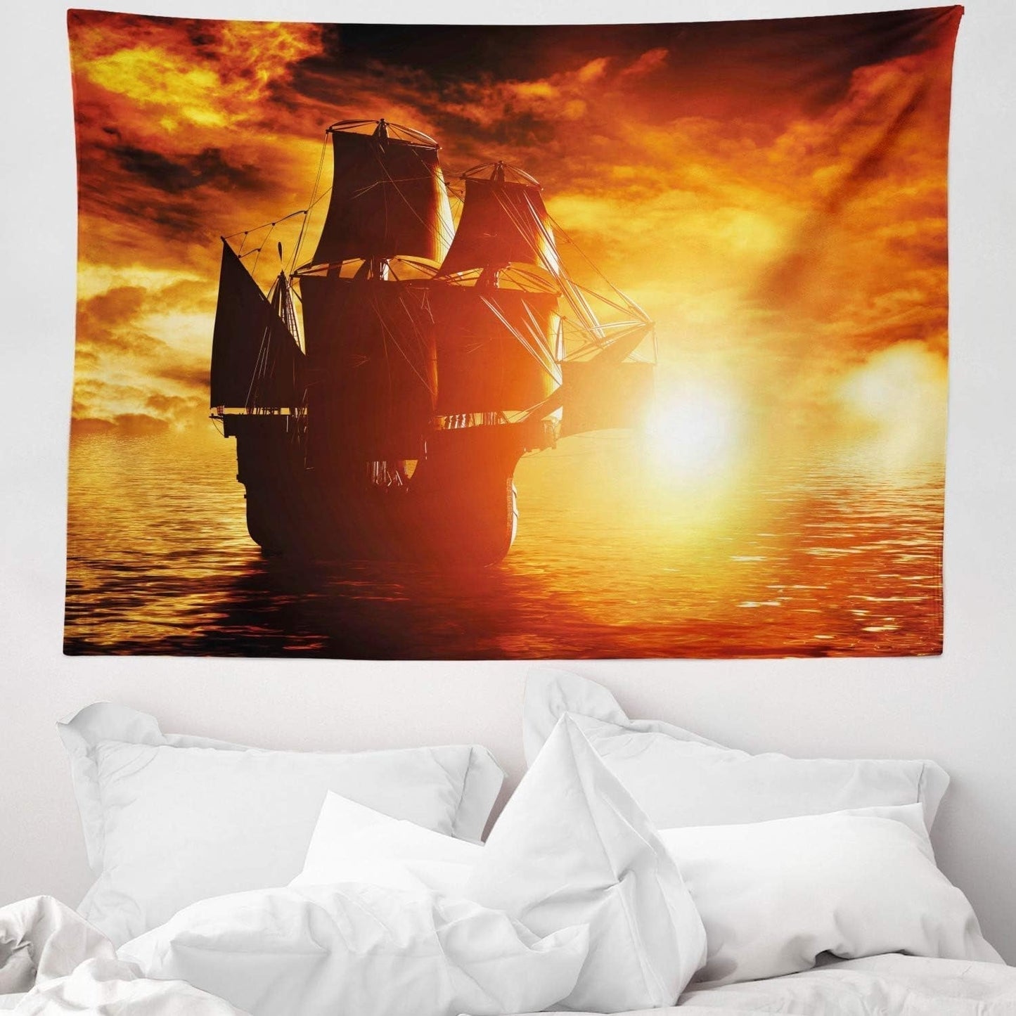 Tapestry abakuhaus wanderlust dyrekort over tegneserieverdenen - Naty Shop