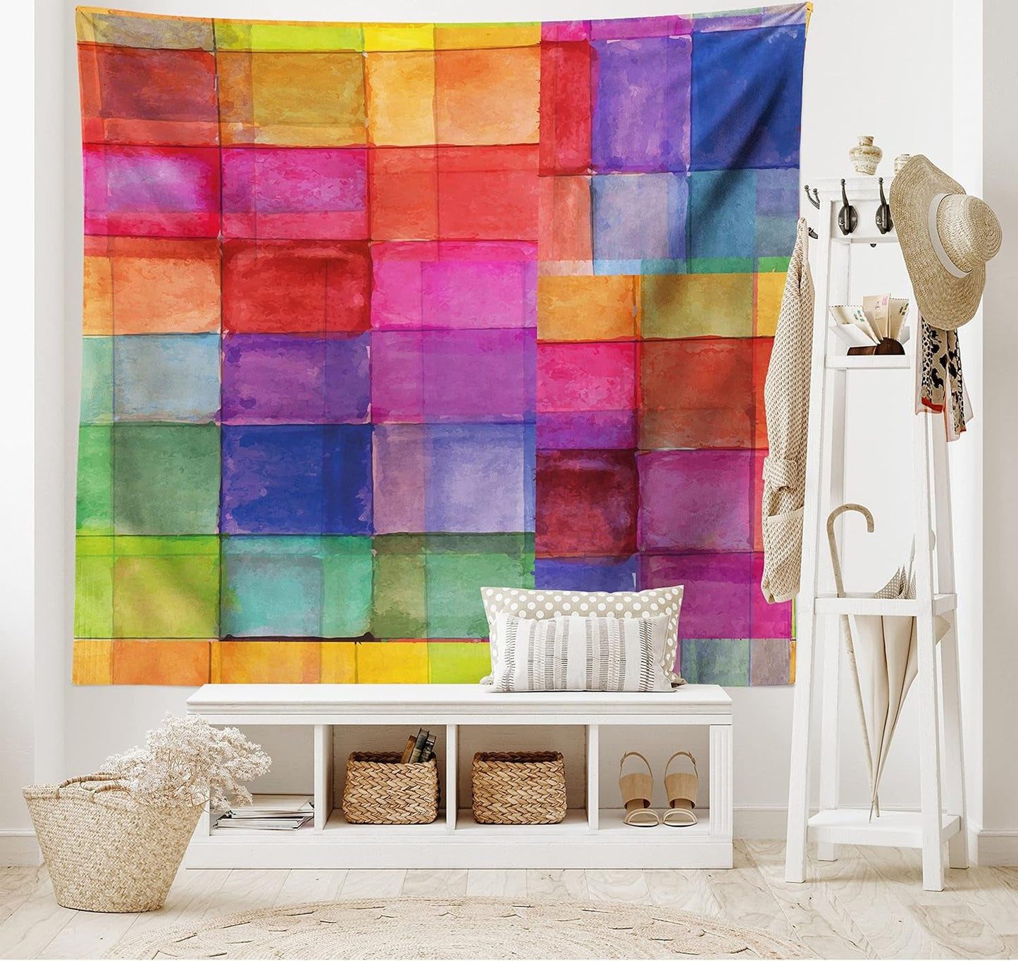 Tapestry abakuhaus wanderlust dyrekort over tegneserieverdenen - Naty Shop