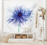 Tapestry abakuhaus wanderlust dyreverdenskort tegninger Hjem - Tilbehør og dekorationer Naty Shop Marineblå Hvid 230L X 140B Cm