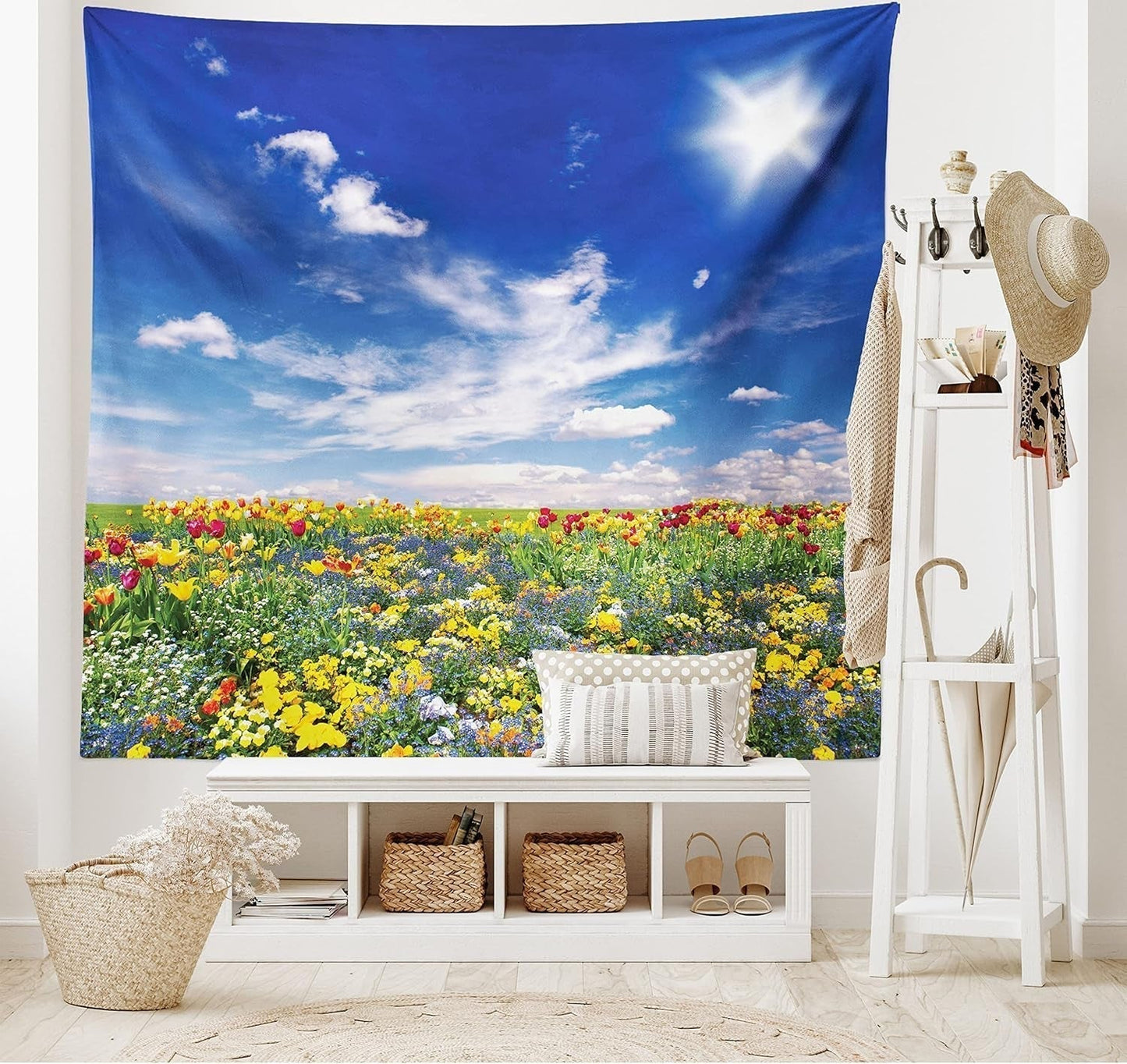 Tapestry abakuhaus wanderlust dyrekort over tegneserieverdenen - Naty Shop
