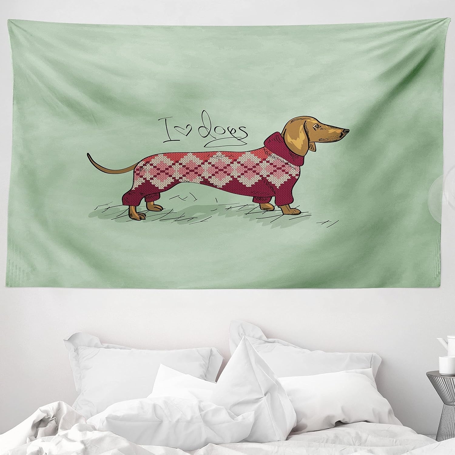 Tapestry abakuhaus wanderlust dyrekort over tegneserieverdenen - Naty Shop