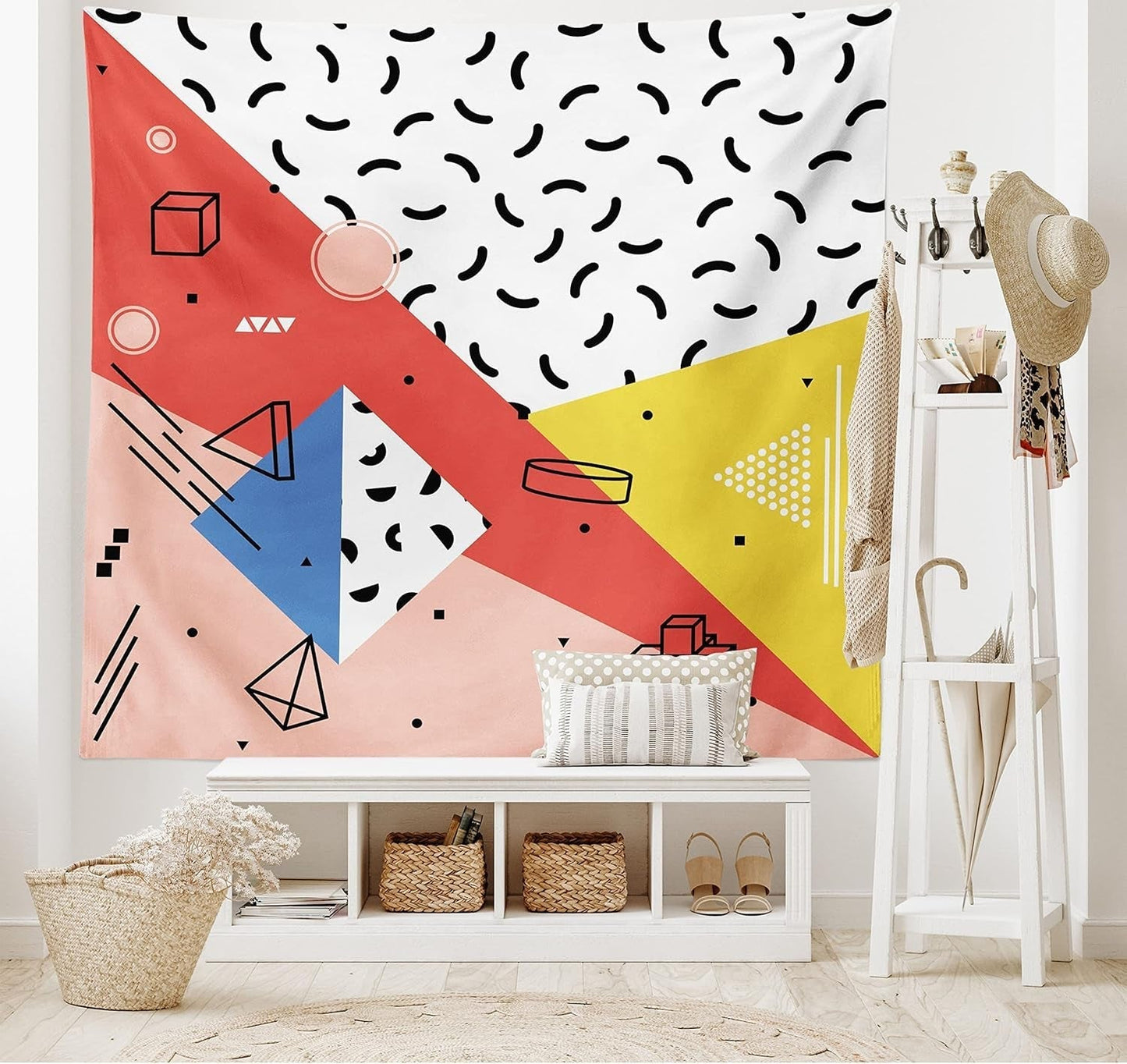 Tapestry abakuhaus wanderlust dyrekort over tegneserieverdenen - Naty Shop
