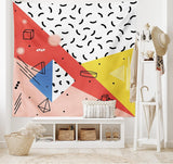 Tapestry abakuhaus wanderlust dyrekort over tegneserieverdenen - Naty Shop