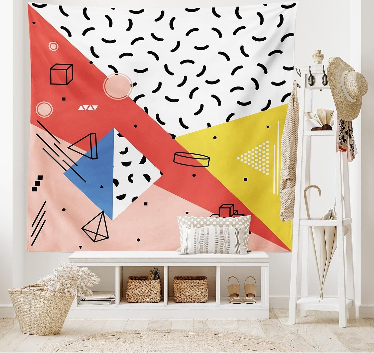 Tapestry abakuhaus wanderlust dyrekort over tegneserieverdenen - Naty Shop