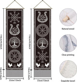 Tapestry ahandmaker viking symbol livets træ runer Hus - Tilbehør og dekorationer Naty Shop