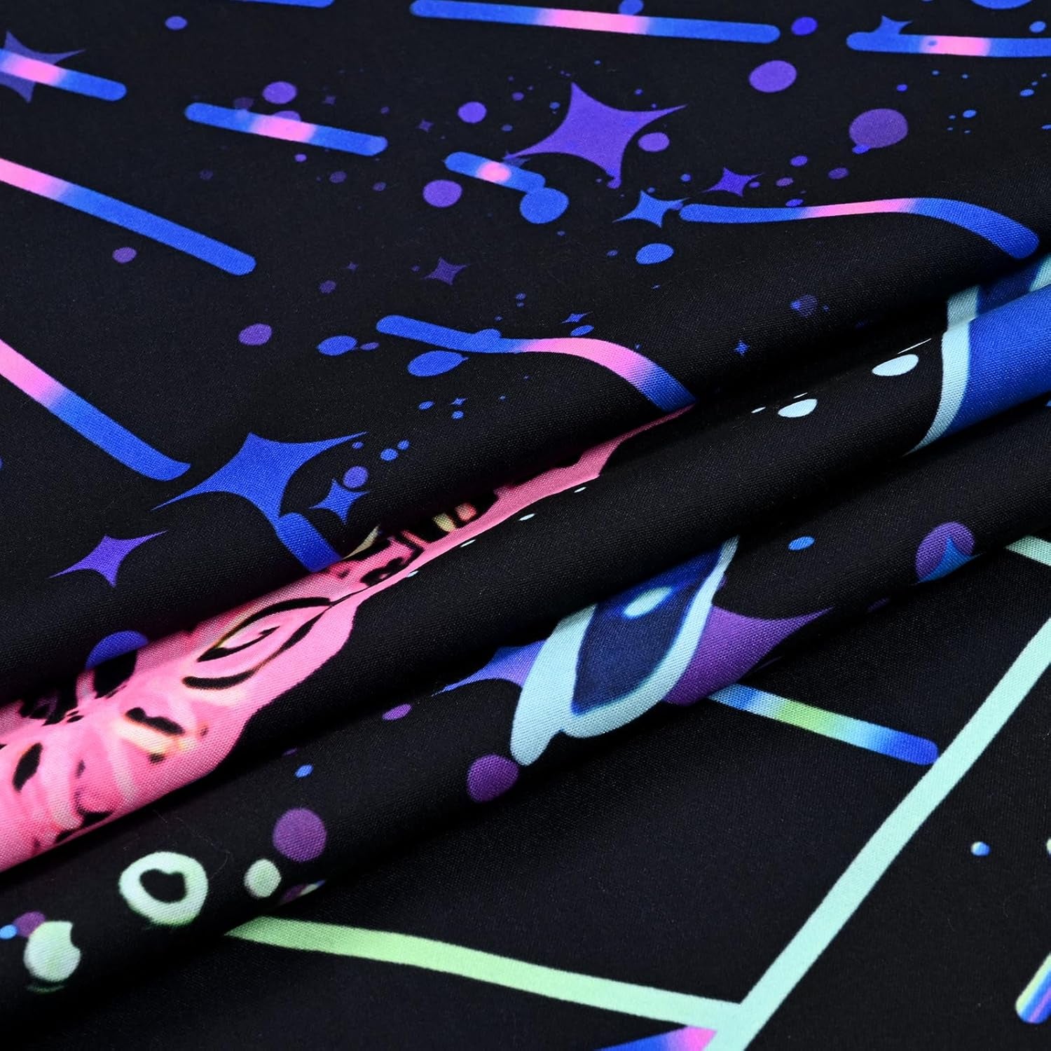 Tapestry alishomtll fluorescerende svamp sort lys mandala Hjem - Tilbehør og dekorationer Naty Shop