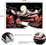 Tapestry alishomtll bjergscene måneskov bjerge Hjem - Tilbehør og dekorationer Naty Shop