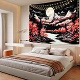 Tapestry alishomtll bjergscene måneskov bjerge Hjem - Tilbehør og dekorationer Naty Shop