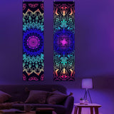 Tapestry alishomtll pack mandala reaktiv boheme lodret Hjem - Tilbehør og dekorationer Naty Shop 2 pakker 120X32,5 cm
