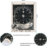 Tapestry alishomtll tarot sæt sol måne stjerner Hjem - Tilbehør og dekorationer Naty Shop
