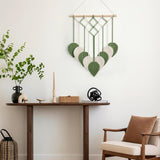 Tapestry astnic gobelin vævet grønne blade Hjem - Tilbehør og dekorationer Naty Shop