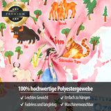 Bashom gobelin Tysk dyreverdenskort til børn Hjem - Tilbehør og dekorationer Naty Shop