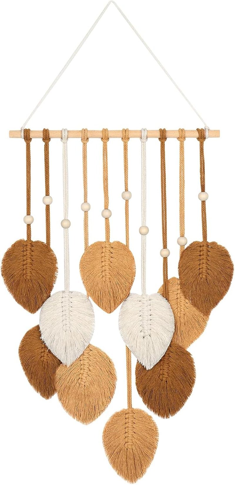 Tapestry betyfoy træperler grønne blade Hjem - Tilbehør og dekorationer Naty Shop Khaki farver