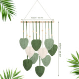 Tapestry betyfoy træperler grønne blade Hjem - Tilbehør og dekorationer Naty Shop