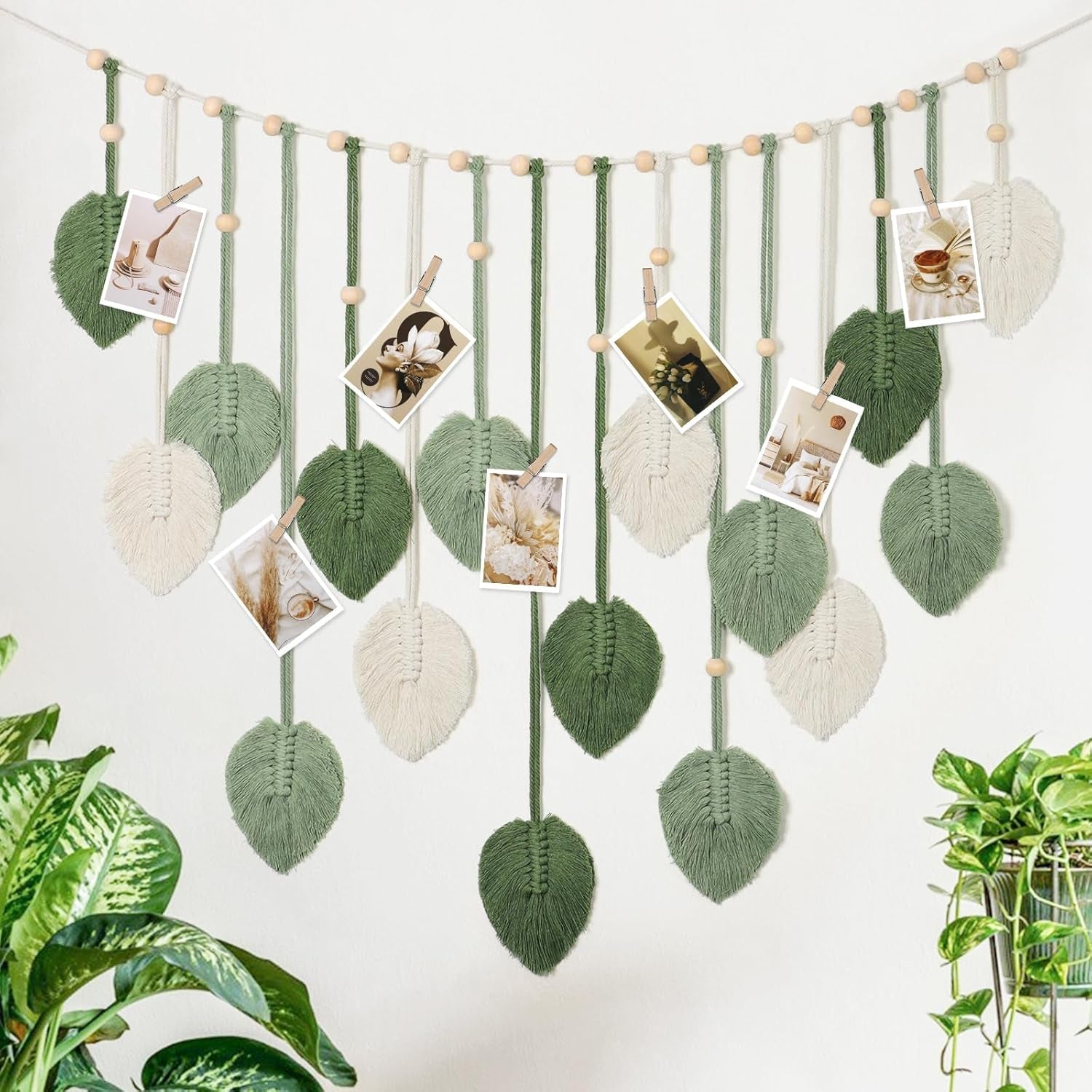 Tapestry betyfoy vægophæng stort deco blad Hjem - Tilbehør og dekorationer Naty Shop