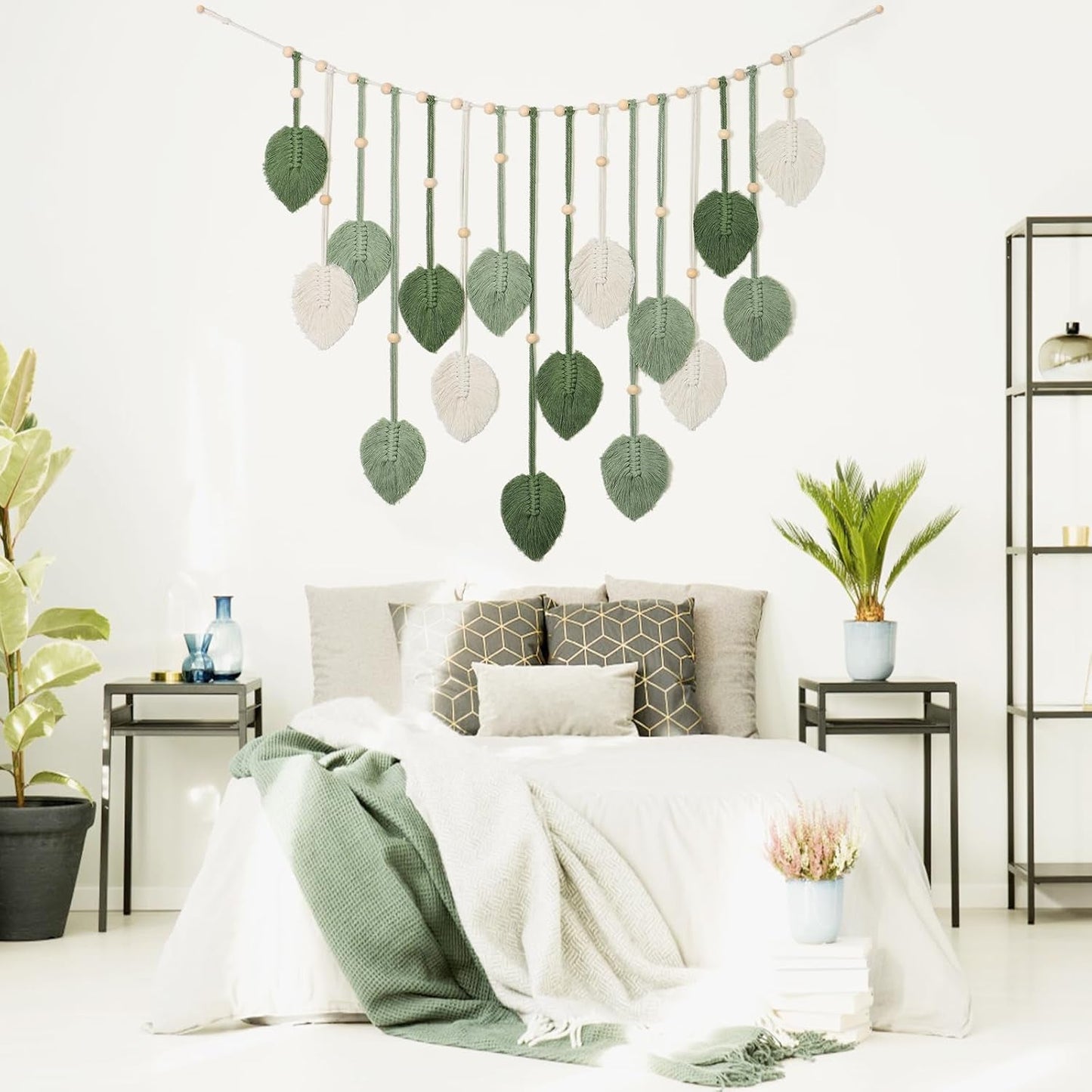 Tapestry betyfoy vægophæng stort deco blad Hjem - Tilbehør og dekorationer Naty Shop