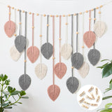 Tapestry betyfoy vægophæng stort deco blad Hjem - Tilbehør og dekorationer Naty Shop Pink