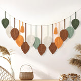Tapestry betyfoy vægophæng stort deco blad Hjem - Tilbehør og dekorationer Naty Shop Orange
