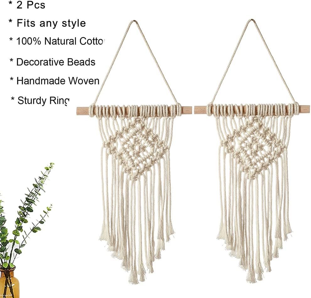 Tapestry stykke hængende håndvævet chic Home - Tilbehør og dekorationer Naty Shop