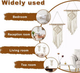 Tapestry stykke hængende håndvævet chic Home - Tilbehør og dekorationer Naty Shop