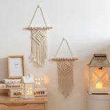 Tapestry stykke hængende håndvævet chic Home - Tilbehør og dekorationer Naty Shop