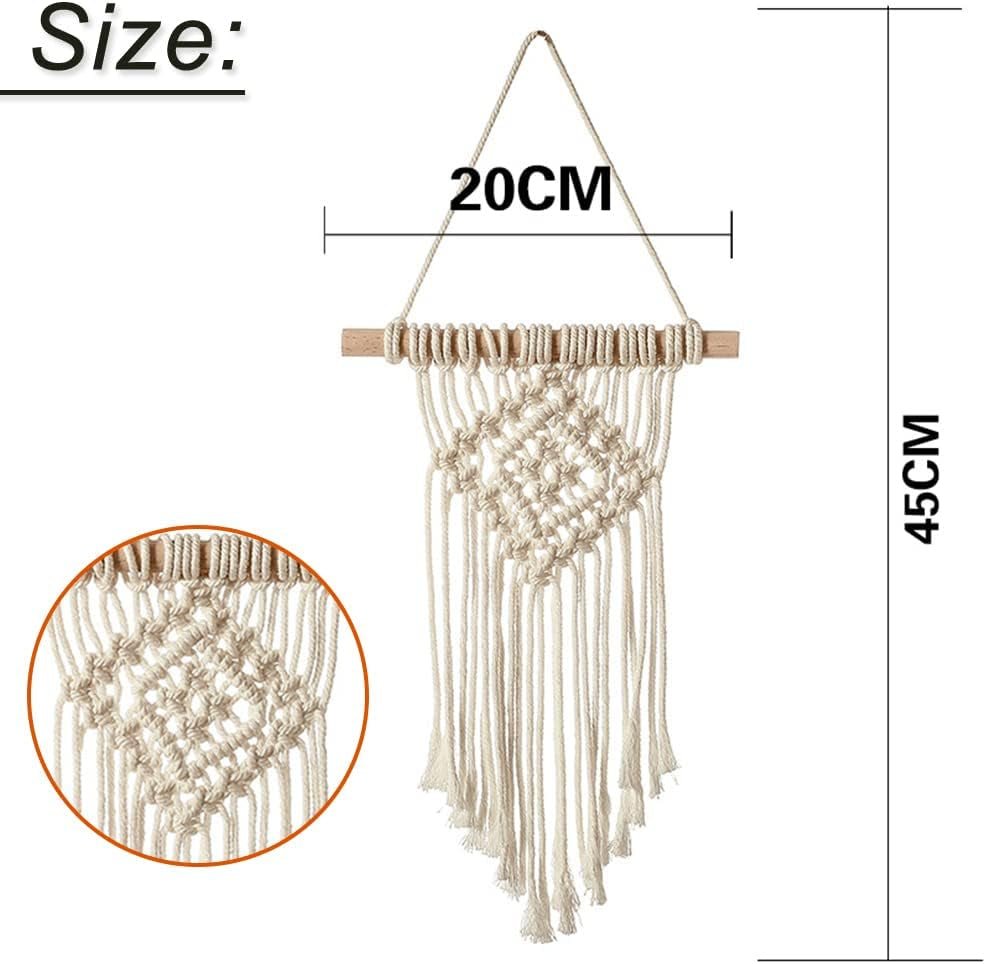 Tapestry stykke hængende håndvævet chic Home - Tilbehør og dekorationer Naty Shop