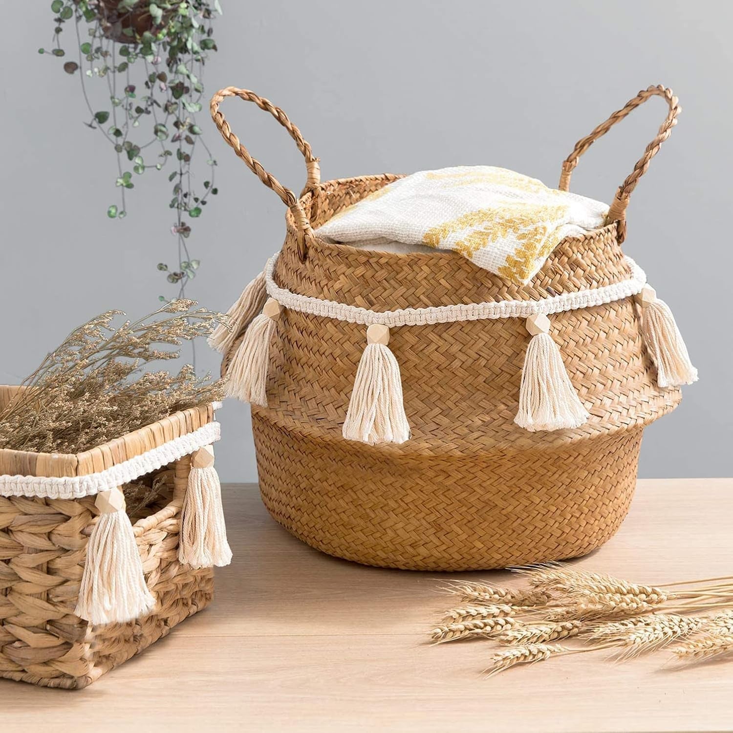 Tapestry stykker frynser guirlande banner bomuldsstoffer Hjem - Tilbehør og dekorationer Naty Shop