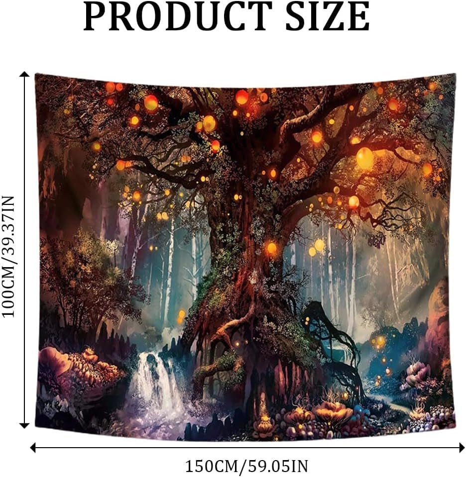 Tapestry tree of life Casa - Tilbehør og dekorationer Naty Shop