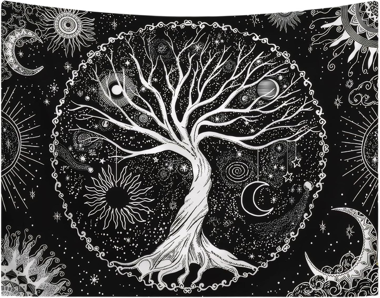 Life tree tapestry sun moon Home - Tilbehør og dekorationer Naty Shop Standardtitel