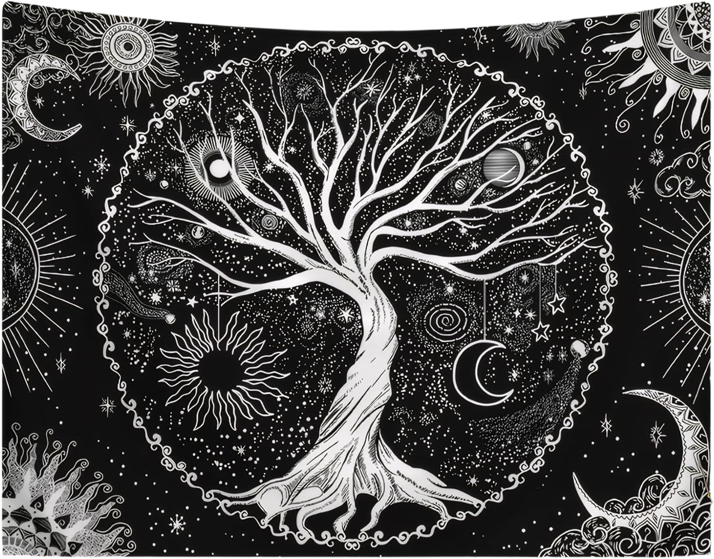 Life tree tapestry sun moon Home - Tilbehør og dekorationer Naty Shop Standardtitel
