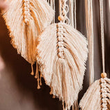 Tapestry deco dreamcatcher vævet hvid vægdekoration Hjem - Tilbehør og dekorationer Naty Shop