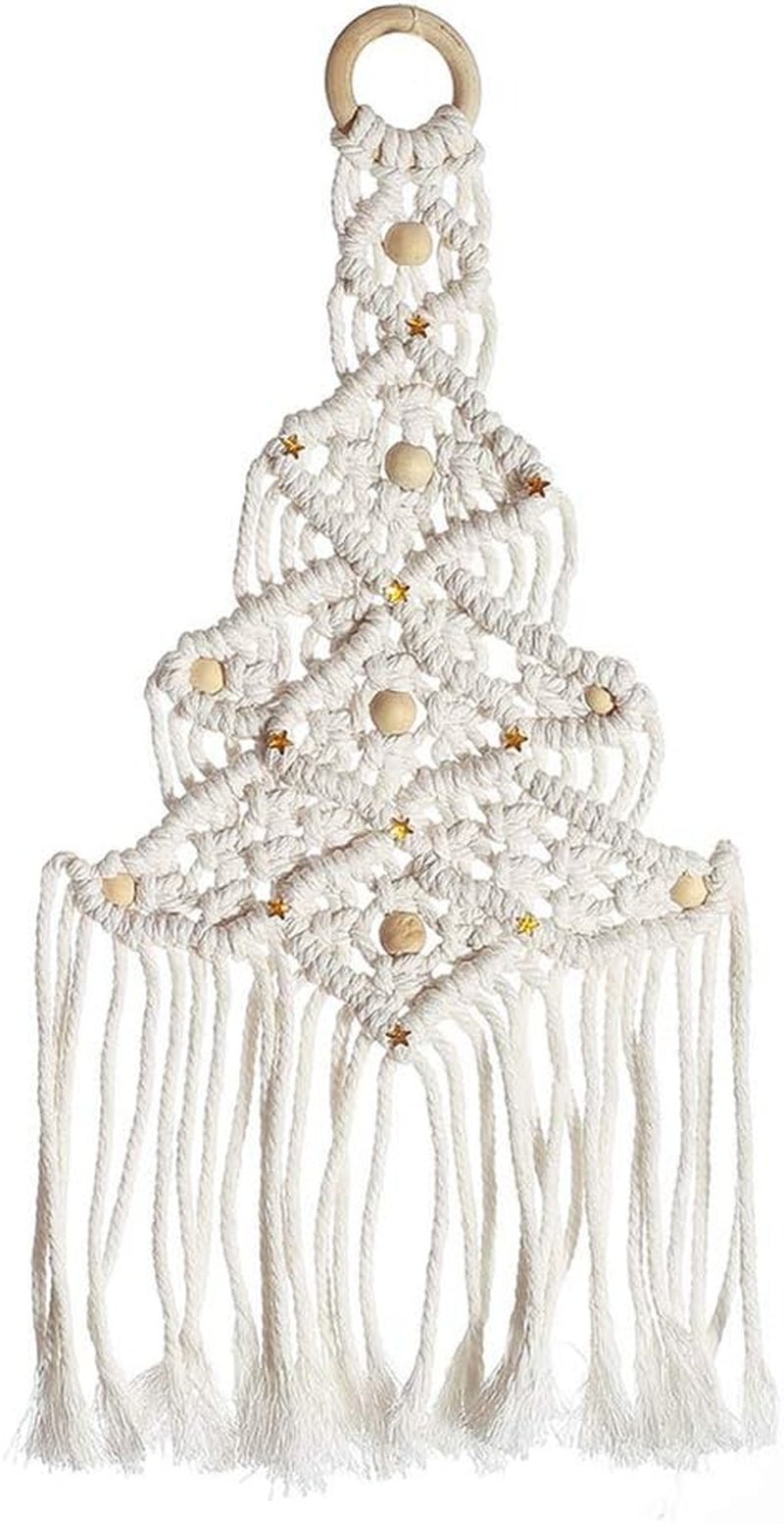 Tapestry deco dreamcatcher vævet hvid vægdekoration Hjem - Tilbehør og dekorationer Naty Shop juletræ
