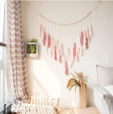 Tapestry deco hængende vævet pastoral træ perle Hjem - Tilbehør og dekorationer Naty Shop