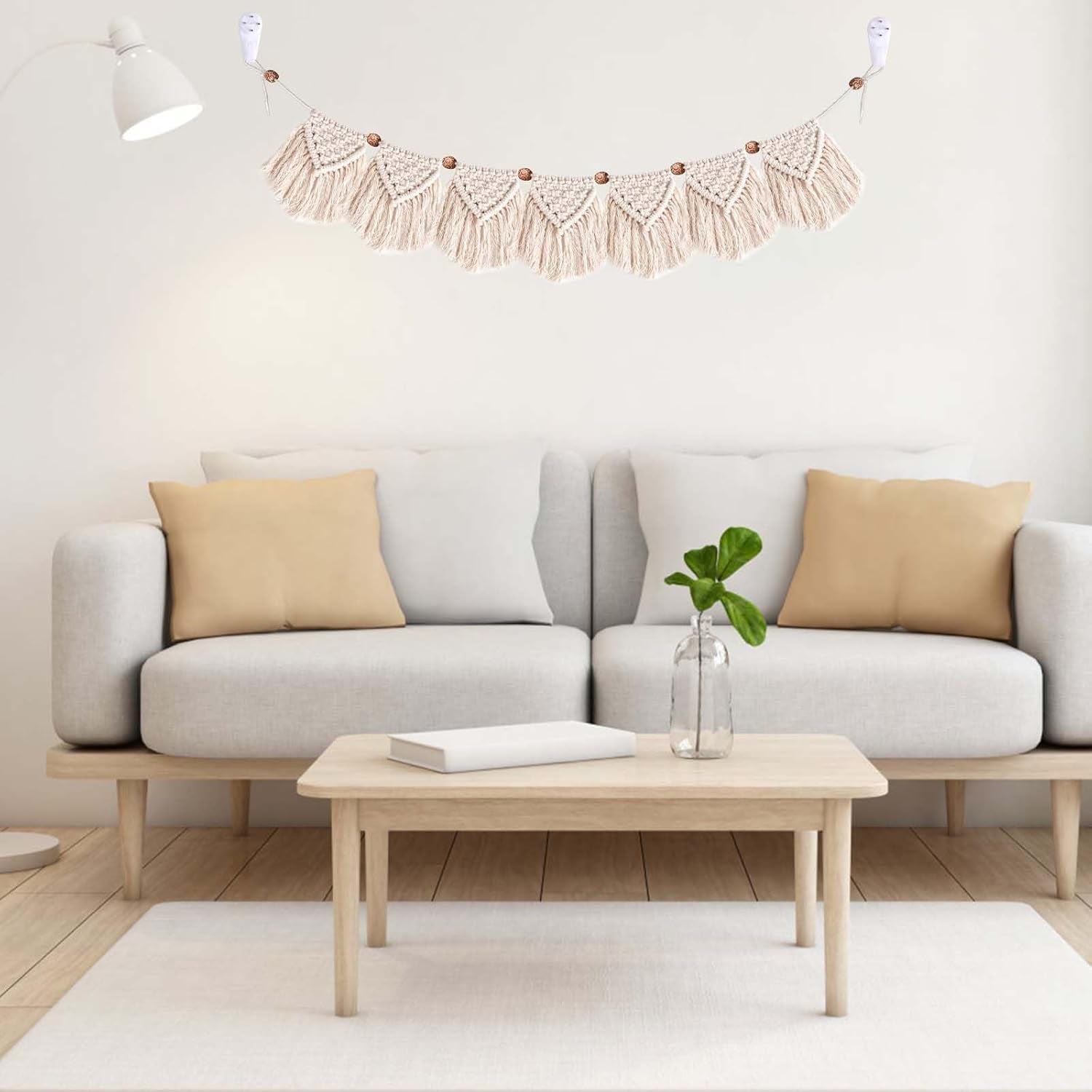 Tapestry dekoration håndlavede vævede frynser led guirlande Hjem - Tilbehør og dekorationer Naty Shop