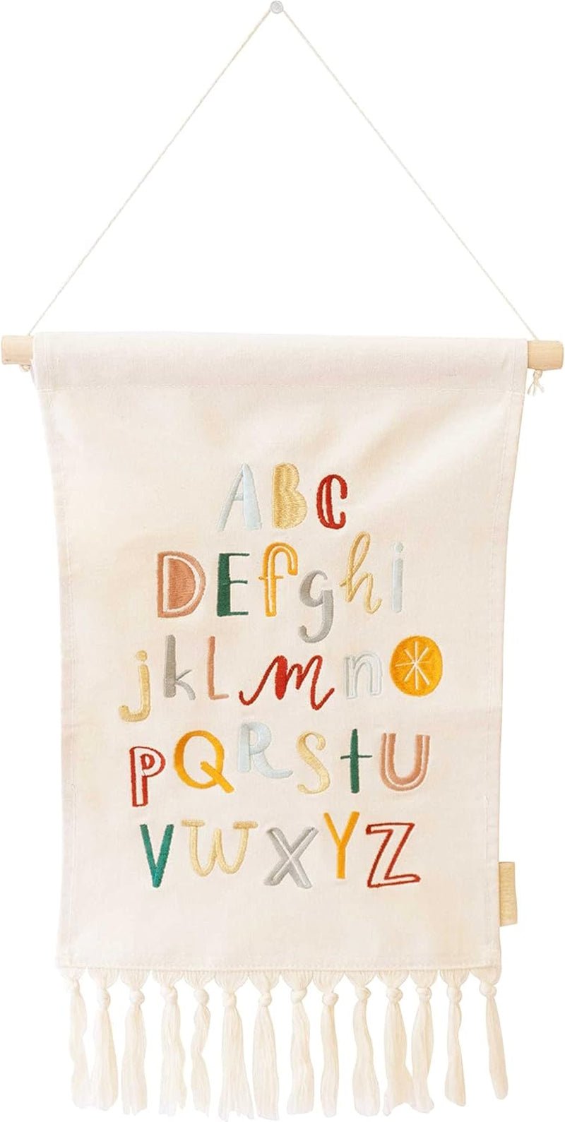 Dragetæppe af papir til drenge og piger fra værelsesstof Hjem - Tilbehør og dekorationer Naty Shop Alphabet